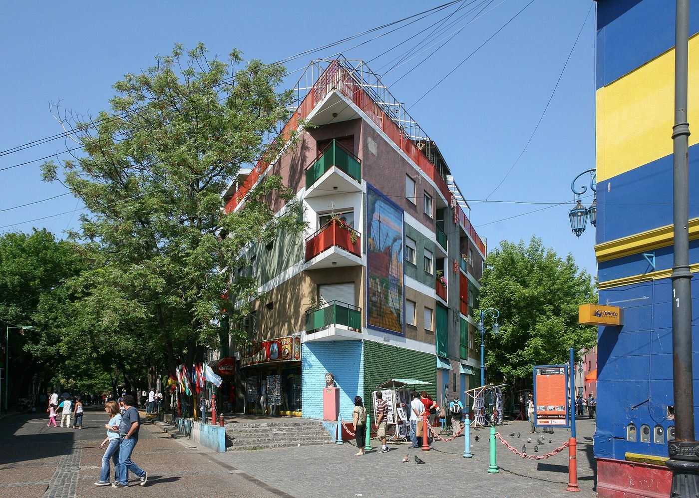 Les maisons colorées du Caminito, dans le quartier de La Boca à Buenos Aires